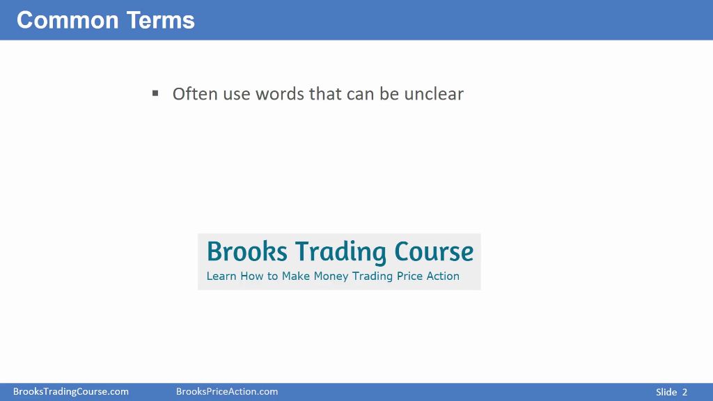 Brooks Trading Course 课程封面